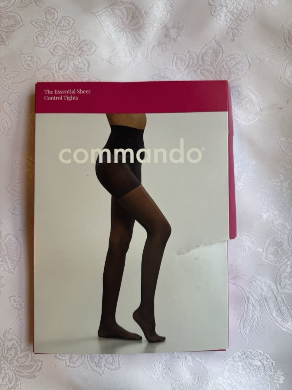 COMMANDO The ESSENTIAL SHEER Control Tights Medium Nude M HCK10T01 $46 NEW - Picture 5 of 9